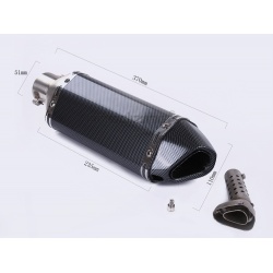 BO Racing Parts Racinganlage IMR Titan/ Carbon